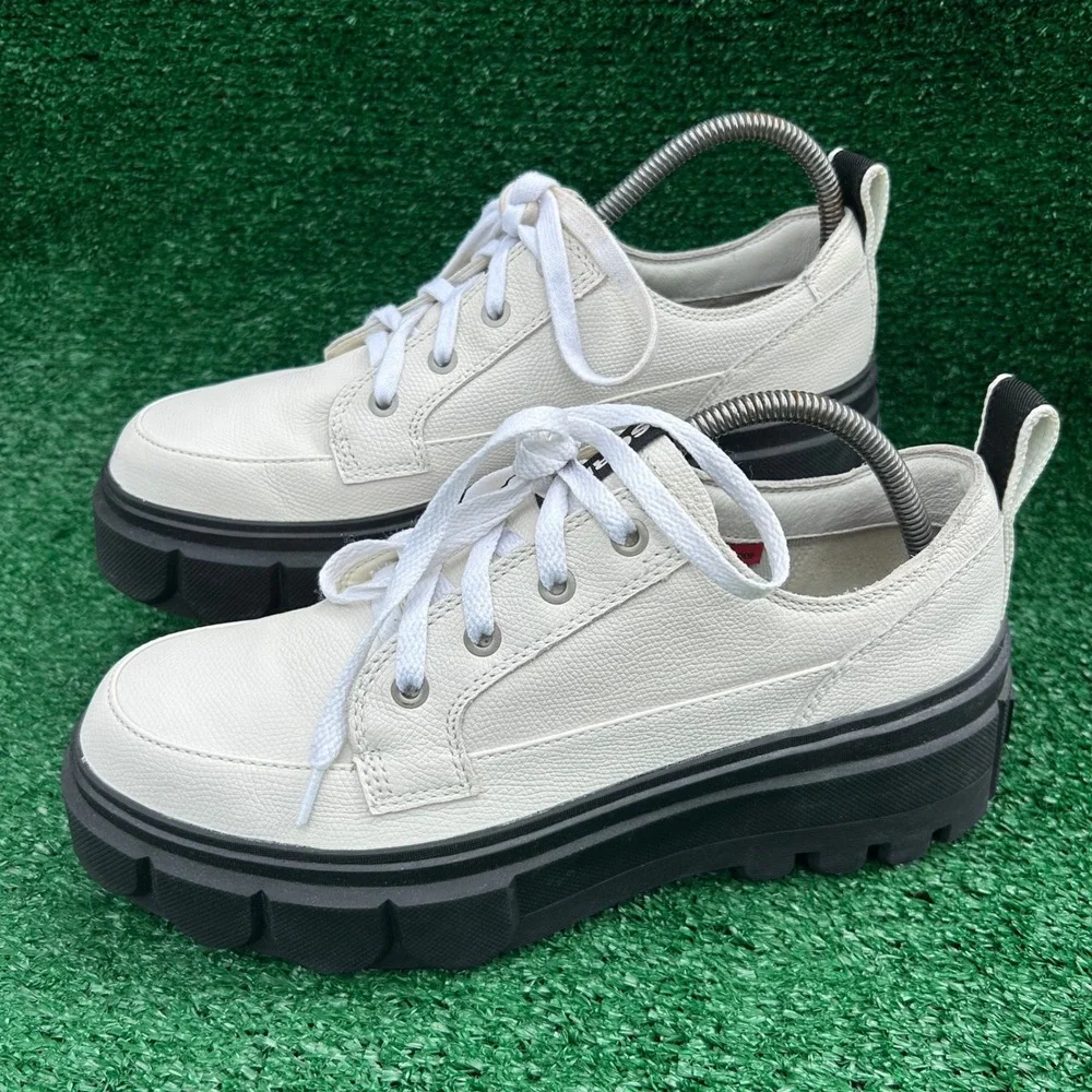 Sorel Ona Rmx Glacy Low Sea Salt White Waterproof Platform Sneaker NL5017-126 10